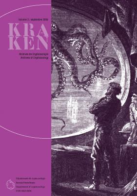 Revue de cryptozoologie "Kraken", second numéro