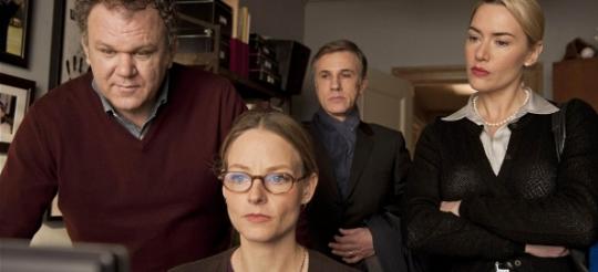 John C. Reilly, Jodie Foster, Christoph Waltz et Kate Winslet dans "Carnage"
