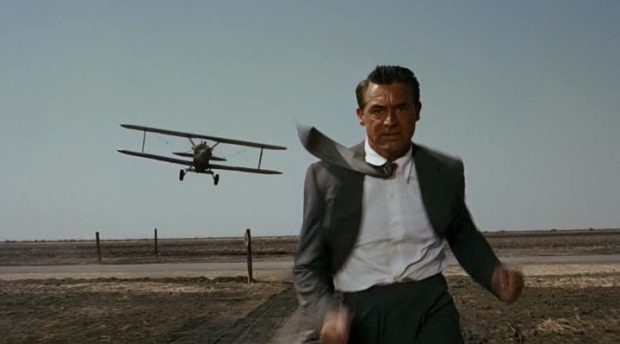 Cary Grant dans "La Mort aux trousses"