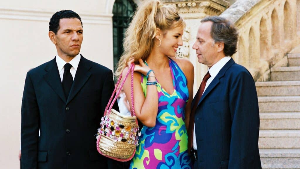 Roschdy Zem, Louise Bourgoin et Fabrice Luchini dans "La Fille de Monaco" (2008)