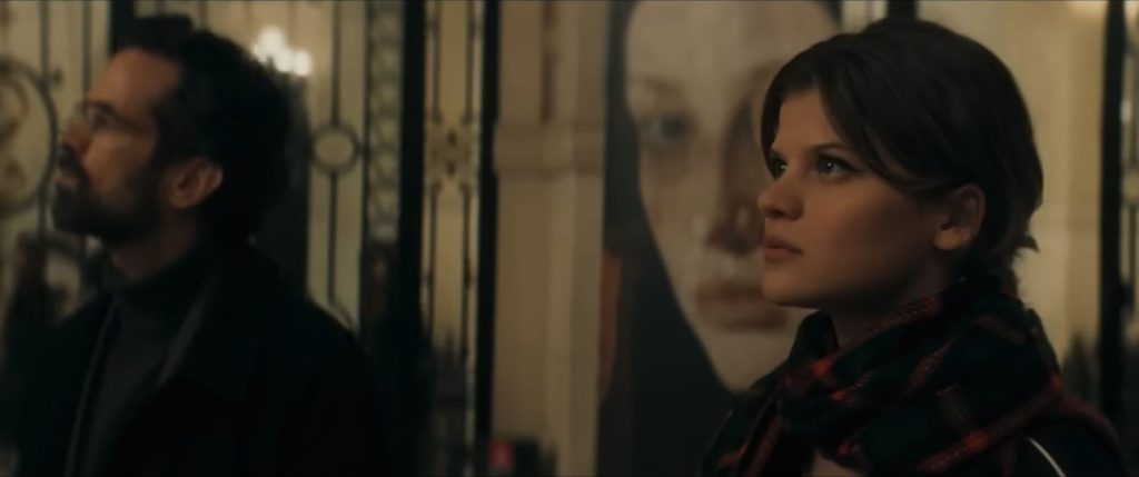 Romain Duris et Céleste Brunnquell dans "Rembrandt"